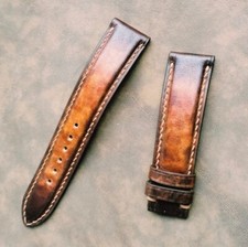 Genuine cowhide leather Watch Strap Band Size 14 16 18 19 20 21 22 23 24 25 26mm
