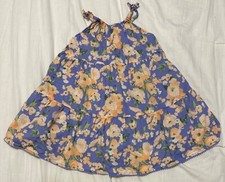 Janie and Jack Let  s Grow Away Wanderer Floral Sundress Dress Girls EUC Size 3
