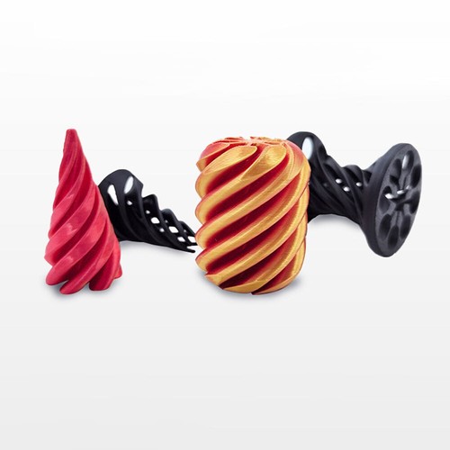 Impossible Pyramid Passthrough Sculpture 3D Printed Spiral Cone Fidget Toy HOT!! - Picture 22 of 31