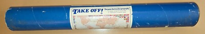 New Take Off! The World Edition Game Teaches Geography 1987 Rare Tube Container 
