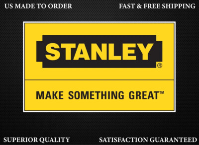 #ad Stanley Tools Car Truck Bumper Window Tool Box Sticker Decal Water Resistant $24.78