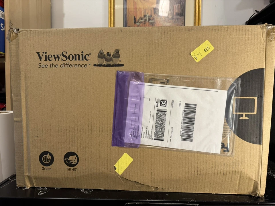 ViewSonic VG2448 24 Inch IPS 1080p Ergonomic Monitor with HDMI DisplayPort USB - Image 3 of 4