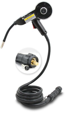 Spulenpistole MIG/MAG Schweißbrenner 3 Meter Kabel Euro-Stecker Sherman