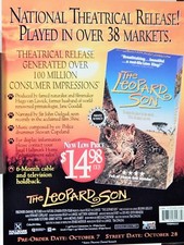 LEOPARD SON (VIDEO DEALER  BROCHURE  1990S) HUGO VAN LAWICK PRODUCTION