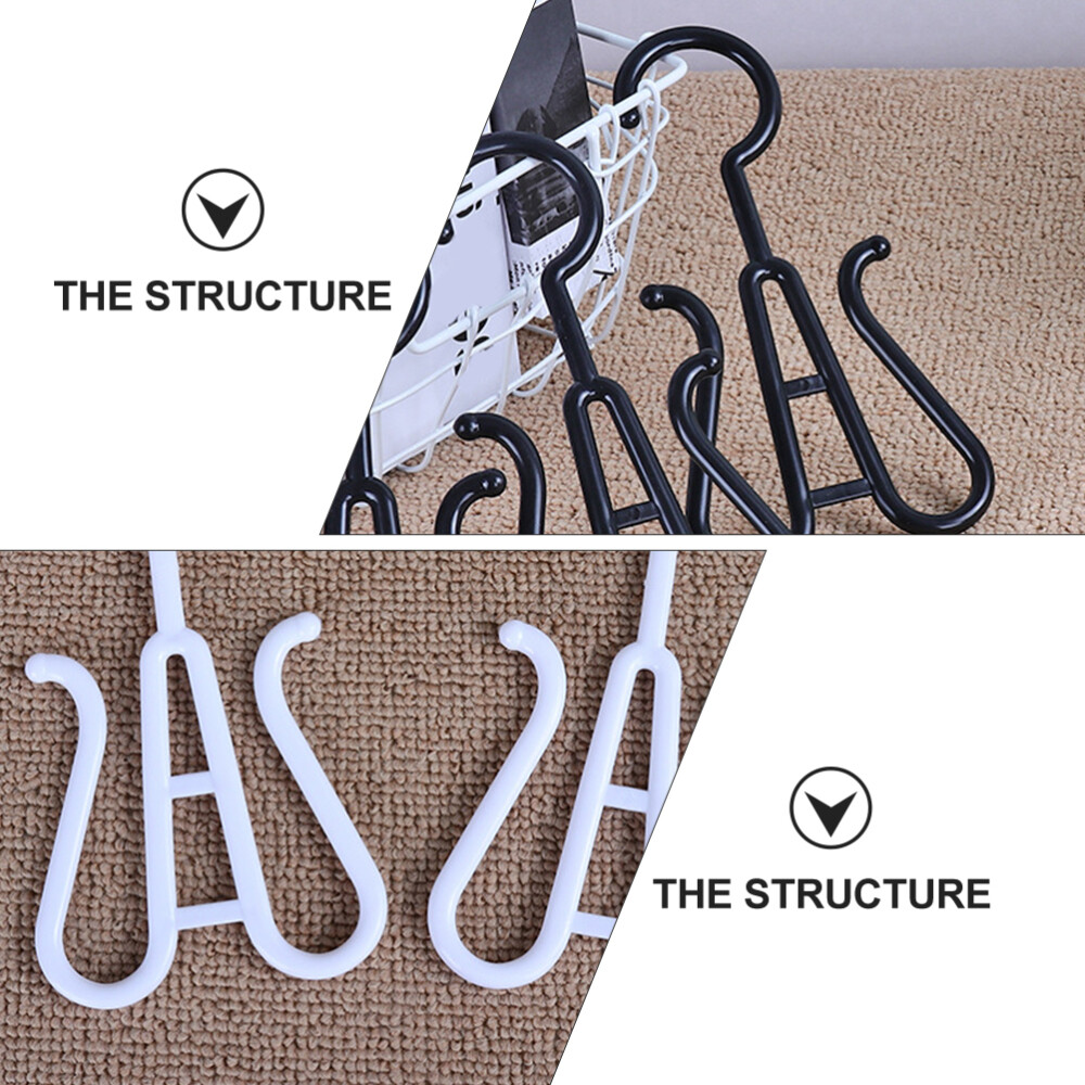 APL 4 Pezzi Ganci per Ciabatte Pantofole Puntatori Appendiabiti per Scarpe Plastica