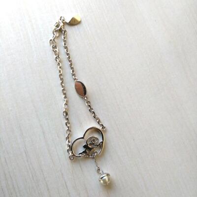 Christian Dior heart logo pearl bracelet 39 | eBay