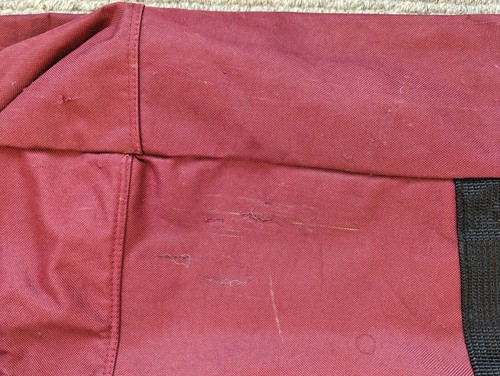 Vintage Burton Snowboard Travel Bag approx 168cm Dark Red. No Padding - Picture 9 of 11