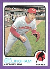1973 Topps - #89  Jack Billingham - Cincinnati Reds - Ex