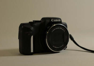 Canon PowerShot SX170 IS 16.0MP Digital Camera - Black for sale