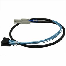New SAS to SATA Cable SFF-8088 TO 4 SATA 7Pin Mini SAS 26P Data Cable 1meter tm