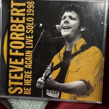 Steve Forbert Be Here Again Live Solo 1998 Rolling Tide Records Autographed!