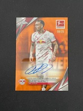 David Raum 2024-25 Topps Chrome Bundesliga Orange Refractor Auto 08/25 #BA-DR