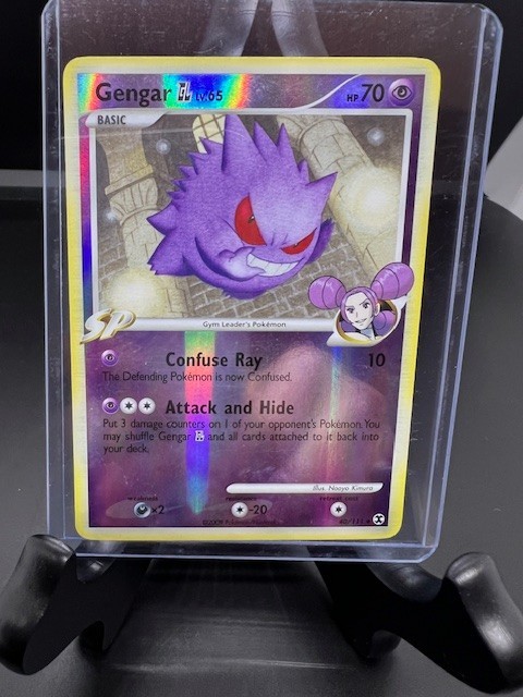 Pokemon TCG Rising Rivals Gengar GL 40/111 Reverse Holo Rare 2009