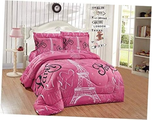 Collection Kids/Teens/Girls 5 Piece Twin Size Comforter Bedding Set/ Bed in A