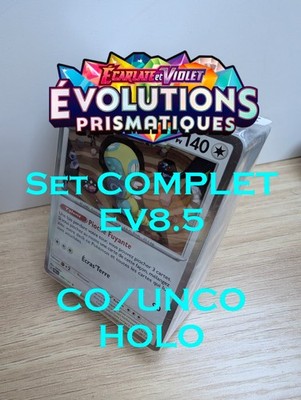 Pokemon Karten Full Set Komplett Co/Unco/Holo EV8.5 Prismatische Evolutions