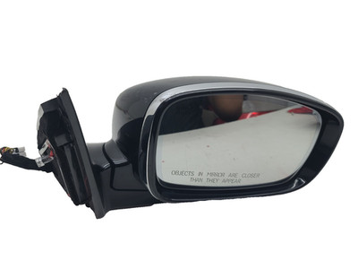 2011-2013 Hyundai Equus RH Passenger Power Mirror Black Chrome Turn Signal OEM