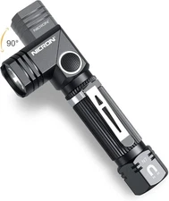 NICRON Flashlight, N7 600 Lumens Tactical Flashlight, 90 Degree Ip65 Waterproof 