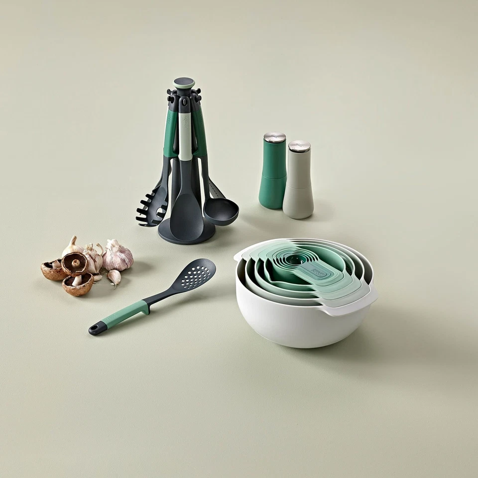 Joseph Joseph - Elevate™ 6-teiliges Utensilien-Set mit Drehständer - Sage - Bild 4 von 4