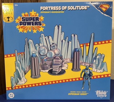 DC Super Powers Gold Label FORTRESS OF SOLITUDE & SUPERMAN ROBOT McFarlane 2025