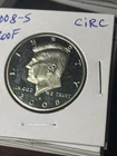 2008 S Proof circulated Kennedy Half Dollars ka