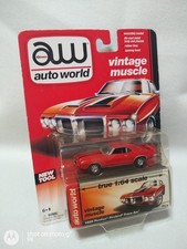 Auto World Vintage Muscle 1969 Pontiac Firebird Trans Am 1:64 Scale - Red