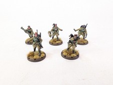 Dust Tactics Red Guards Command Squad Miniatures PRO PAINTED