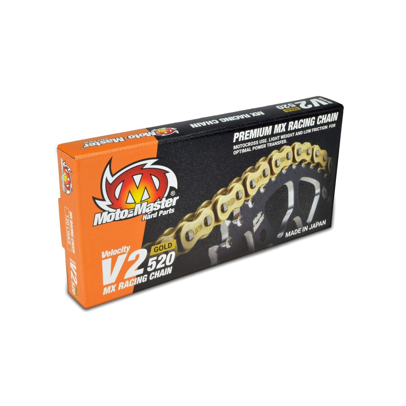 Moto-Master V2 520 Gold Chain 120L