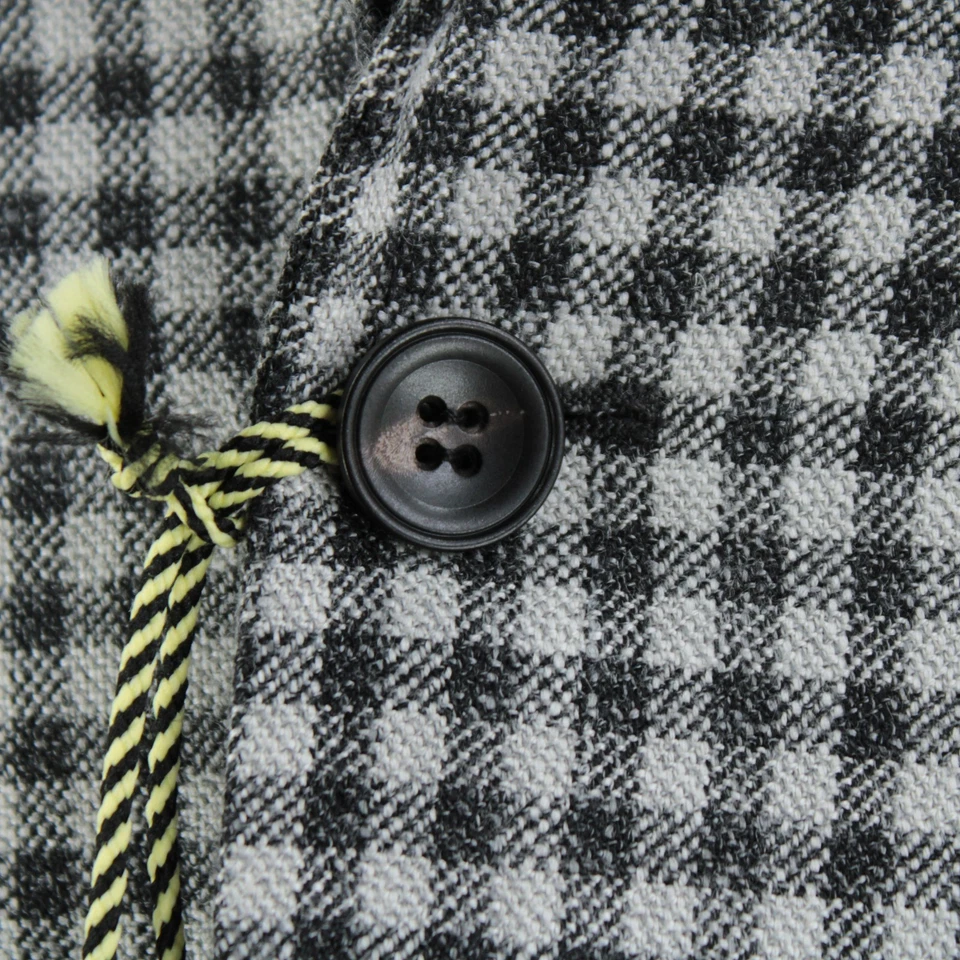 Abrigo deportivo Sartorio Kiton nuevo con etiquetas mezcla de lana talla 48R (~38R EE. UU.) a cuadros grises Foto 2 de 4