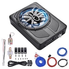 10" 800W Aktiv Subwoofer Bass Box Kompakt Lautsprecher Auto Untersitz Subwoofer