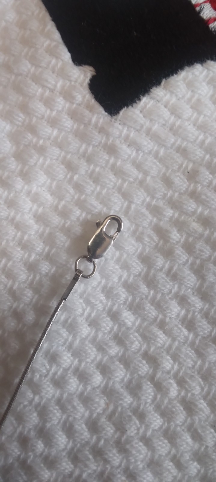 Sterling silver Diamond Shape Pendent / sterling … - image 9