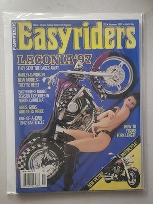 Easyriders November 1997 Custom Motorcycle Magazine Laconia '97