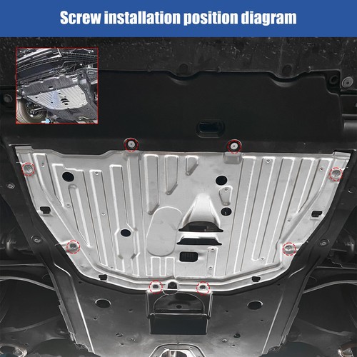 TomGoo Motor Spritzschutz Schutz Kompatibel mit Honda Civic 2016 2017 2018... - Bild 6 von 7