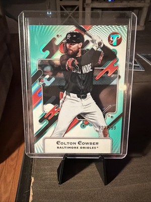 2025 Topps Pristine - Colton Cowser #66 Aqua Refractor /199