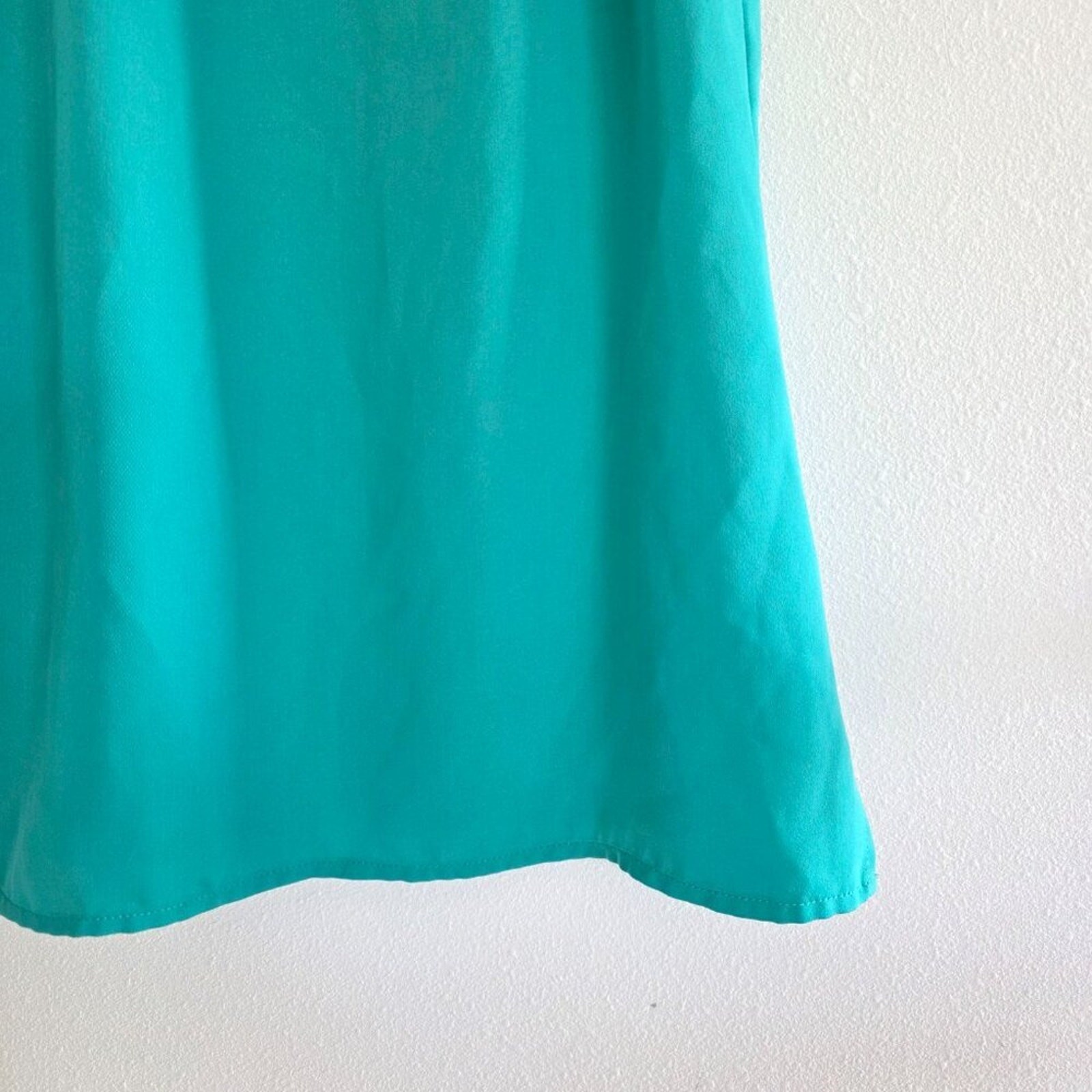 Talbots Workwear Sleeveless Blouse Basic Green Of… - image 3