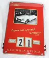DREHKALENDER DDR Wartburg 313 KALENDER VEB Automobilwerk Eisenach Dauerkalender