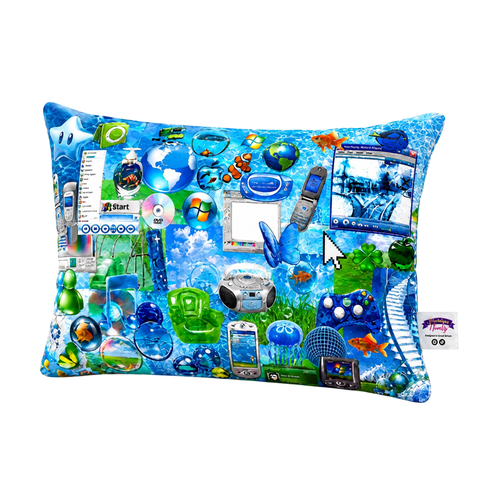 Frutiger Aero Y2K Msn Icon Cyber Core Pillows 2000s Aqua Graphic frutiger-aero-y2k-msn-icon-cyber-core-pillows-2000s-aqua-graphic
