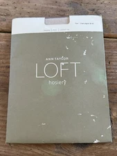 ANN TAYLOR LOFT Control Top Pantyhose~Size 1~CHAMPAGNE Sheer New