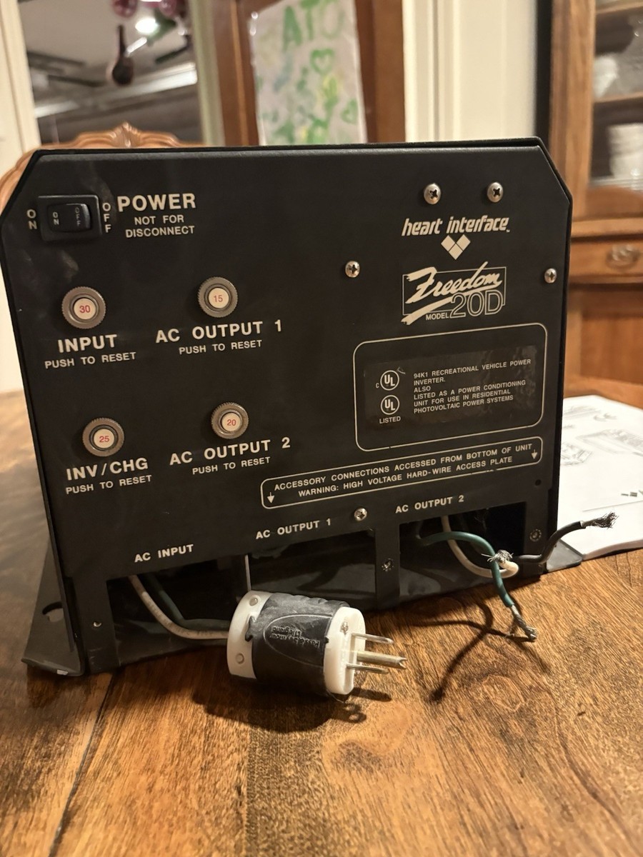 Heart Interface Freedom 20D Inverter/Charger Boat/Marine/RV | eBay