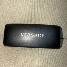 Versace Black Gold Authentic Sunglasses Eyeglasses Hard Shell Large Case Only