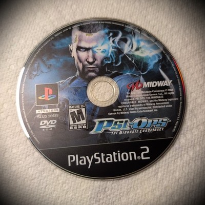 Psi-Ops: The Mindgate Conspiracy (Sony PlayStation 2, 2004) Disc Only Tested!