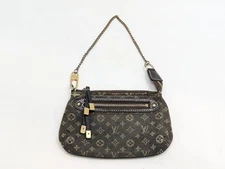 LOUIS VUITTON Monogram Mini Lin Idylle Pochette Accessoires M95668 SP5018 Auth