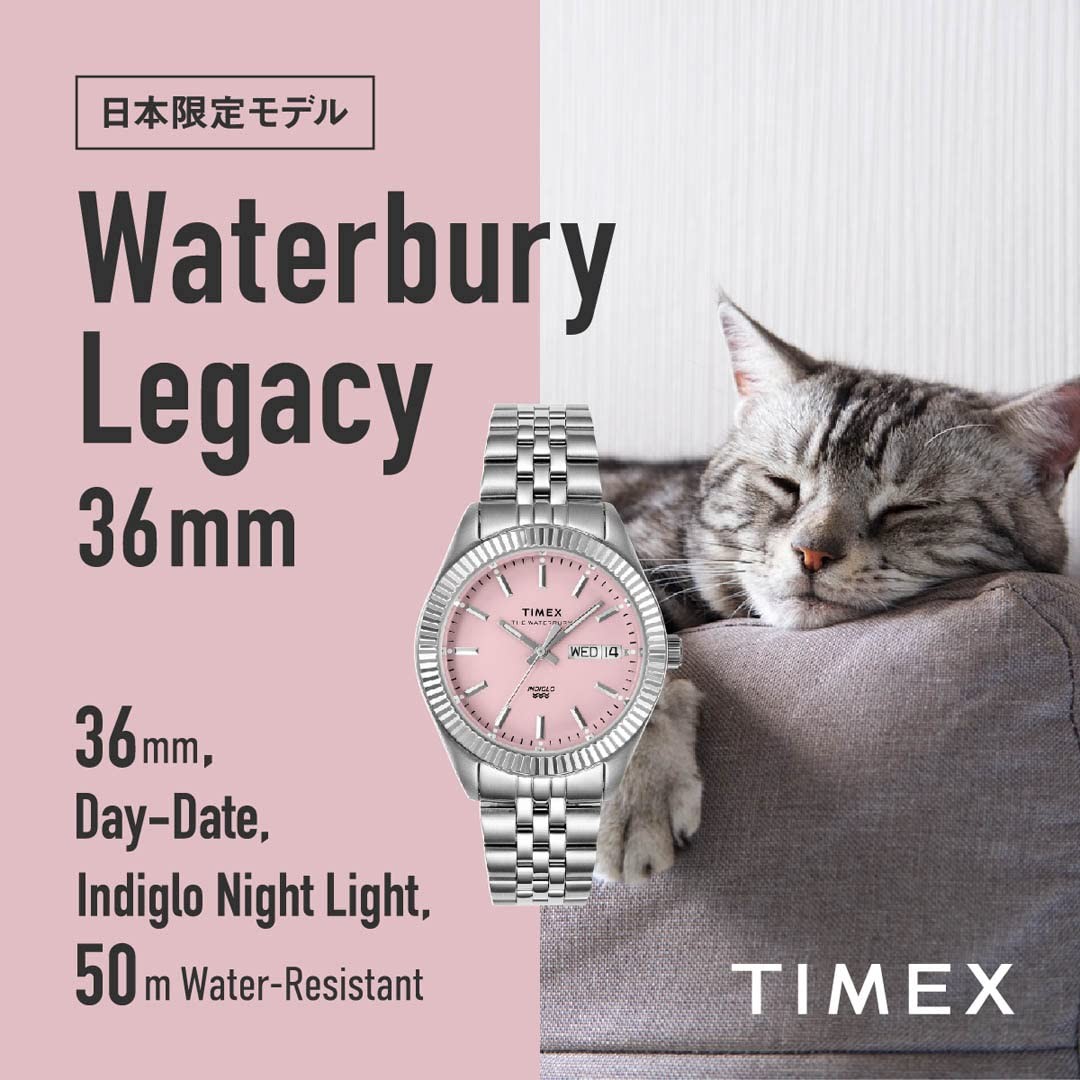 【新品未使用品】TIMEX Water Berry Legacy 36mm Timex] Watch Waterbury Legacy JAPAN LIMITED 36mm Water Berry