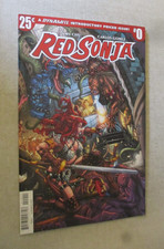RED SONJA #0 - DYNAMITE ENTERTAINMENT - AMY CHU STORY - NICK BRADSHAW COVER 2016