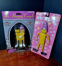 * ULTRARARE* The Happy Couple Bendy & Mrs. Bendy Figure (Accoutrements for Fun)