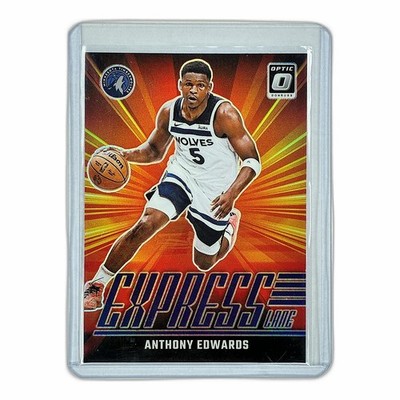 Anthony Edwards Express Lane Holo 2024-25 Donruss Optic #7