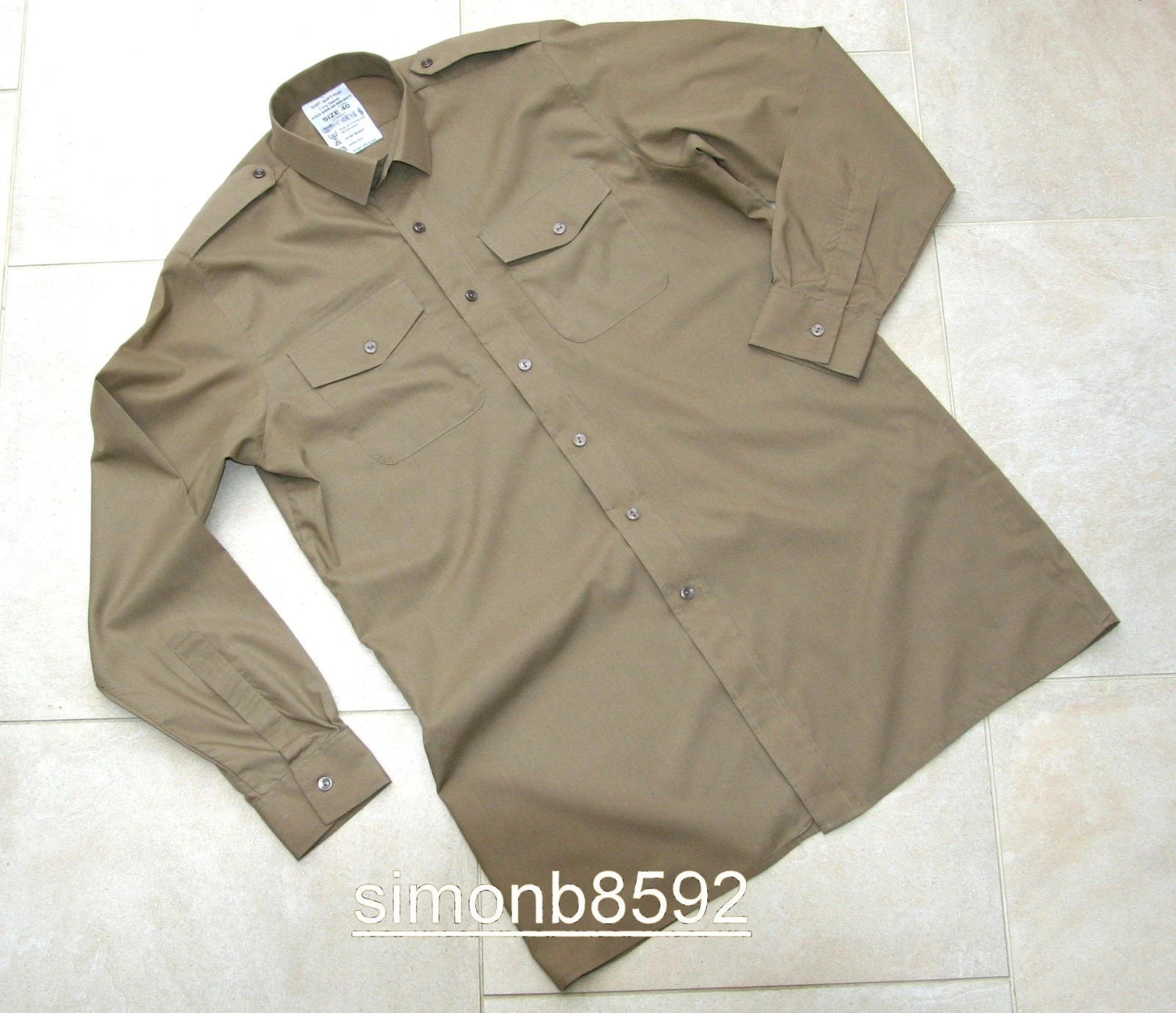 No.2 Long Sleeve Shirt Khaki Dress Other Ranks British Army Surplus Issue G1 - Picture 1 of 1