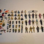 Lot of Early 80s GI Joe Vintage Action Figures With Some Original Accessories