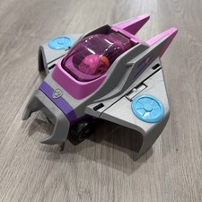 Paw Patrol Aqua Pups Skye Transforming Manta Ray Vehicle Figure Complete Set