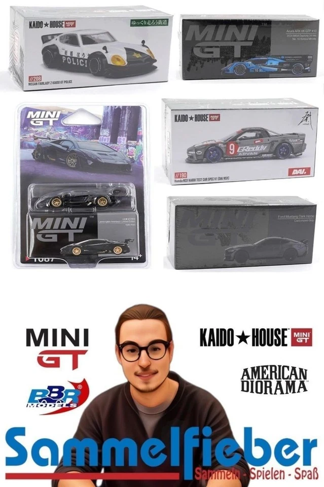 Mini GT, Kaido House & BBR Models - Diecast Verkaufsstream by sammel-fieber