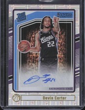 2024-25 Donruss #256 Devin Carter Choice Rated Rookies Signatures